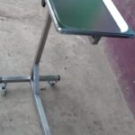 features of mayo trolley MEDICAL TRAY: Tray with a smooth surface and durable. DURABLE FRAME: Thickened stainless steel pipe welding, more durable. ADJUSTABLE KNOB: Height adjustable by rotation knob. STABLE BASE: Thickened SS square tube with more stability.