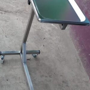 features of mayo trolley MEDICAL TRAY: Tray with a smooth surface and durable. DURABLE FRAME: Thickened stainless steel pipe welding, more durable. ADJUSTABLE KNOB: Height adjustable by rotation knob. STABLE BASE: Thickened SS square tube with more stability.