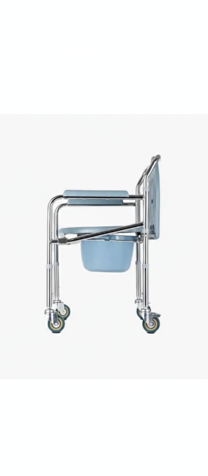 Commode Chair With Wheels